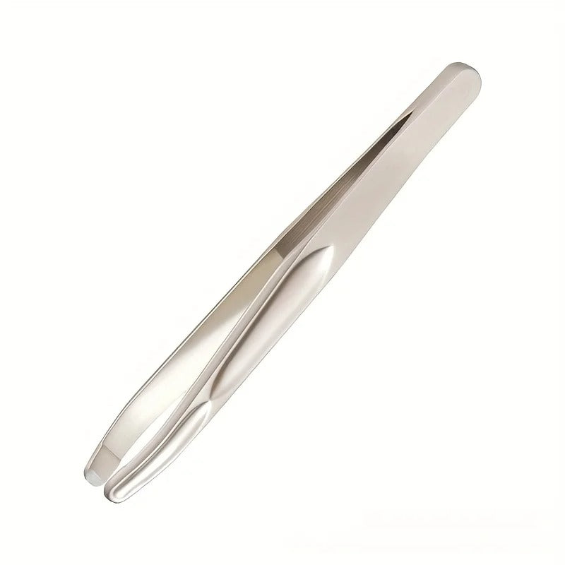 1pc Premium Round Head Tweezers for Eyebrow & Facial Hair Removal Seamless Clips, Short Hair Precision Easy Combing for Eyebrows